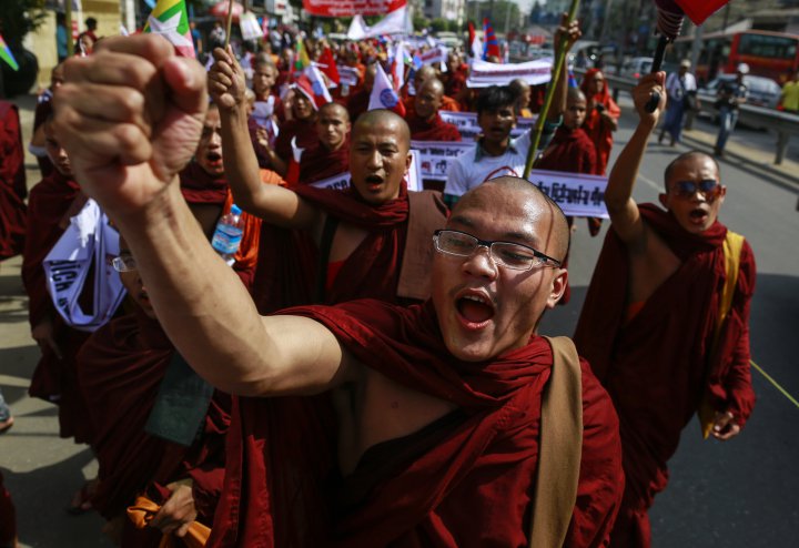 Протест Буддийских монахов