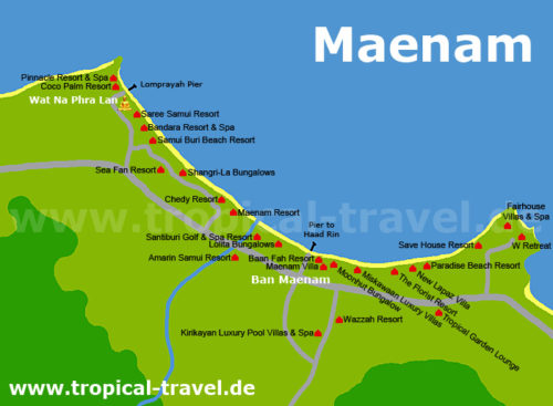 Карта Маенама