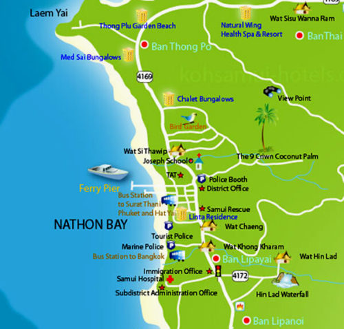 Карта Натона